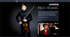 Desktop Screenshot of paulhuangviolin.com
