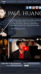 Mobile Screenshot of paulhuangviolin.com