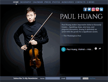 Tablet Screenshot of paulhuangviolin.com